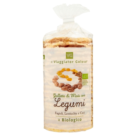 Gallette di Mais con Legumi BIO Il Viaggiator Goloso