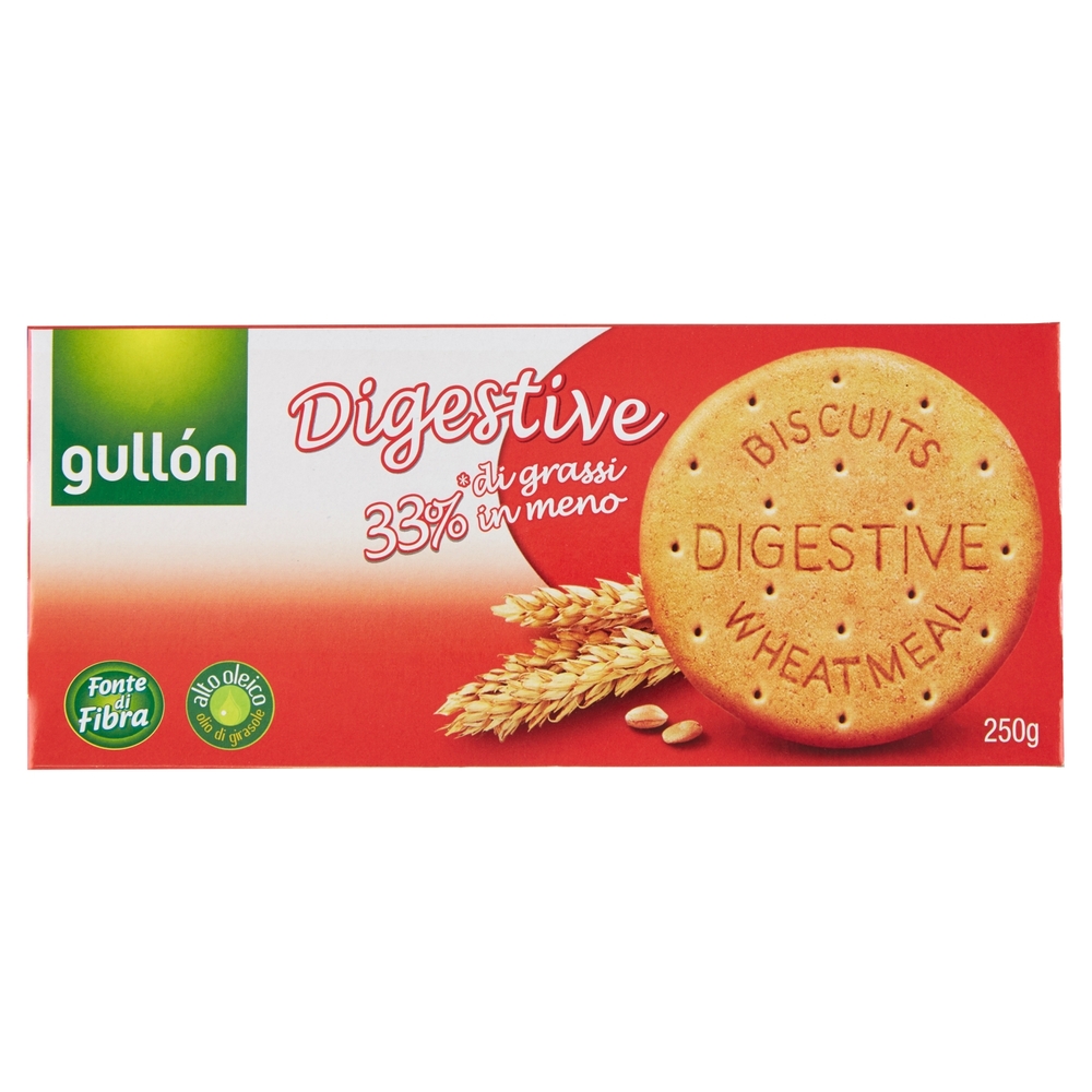 Gullón Digestive -33%* di grassi in meno 250 g