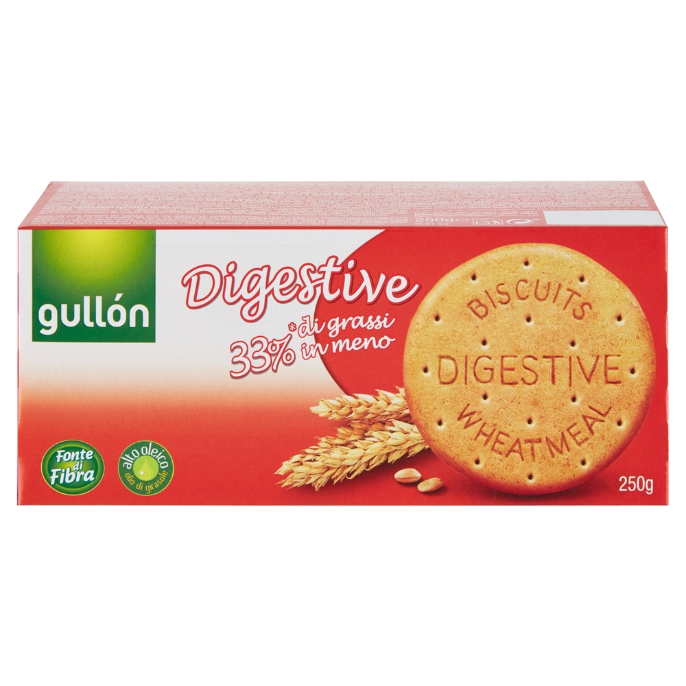 Gullón Digestive -33%* di grassi in meno 250 g