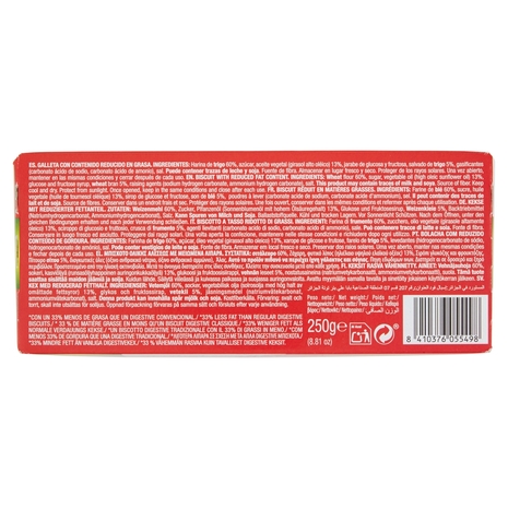 Gullón Digestive -33%* di grassi in meno 250 g