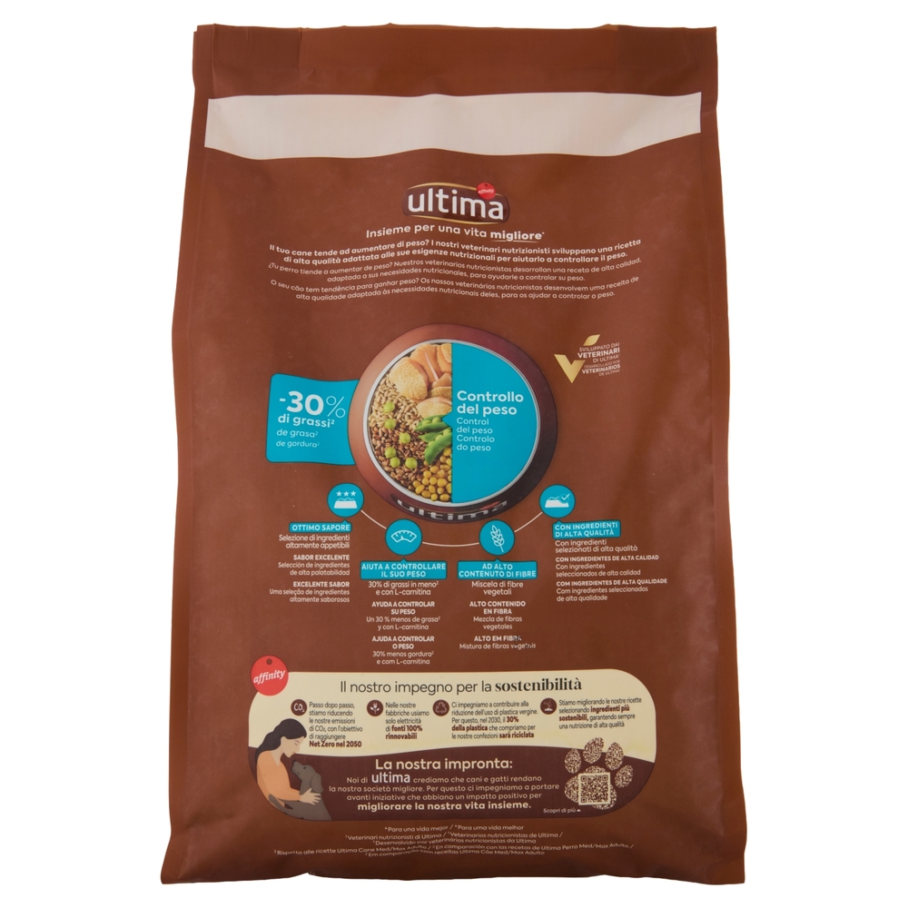 ultima Dog Medium Maxi +10kg Light Pollo 2,2 kg