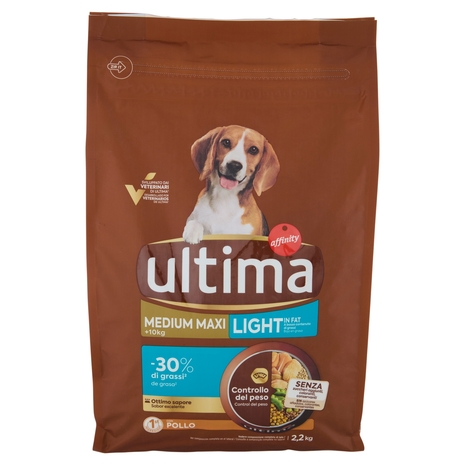 ultima Dog Medium Maxi +10kg Light Pollo 2,2 kg