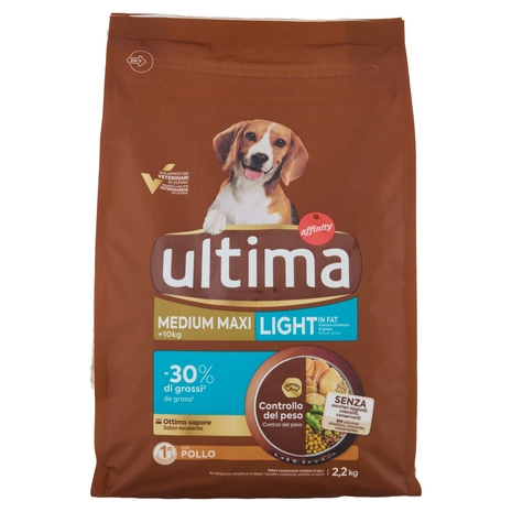 ultima Dog Medium Maxi +10kg Light Pollo 2,2 kg