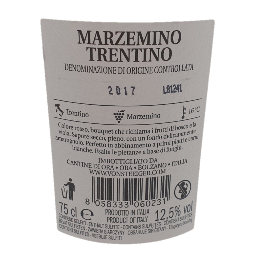 Von Steeiger, 2 Bottiglie