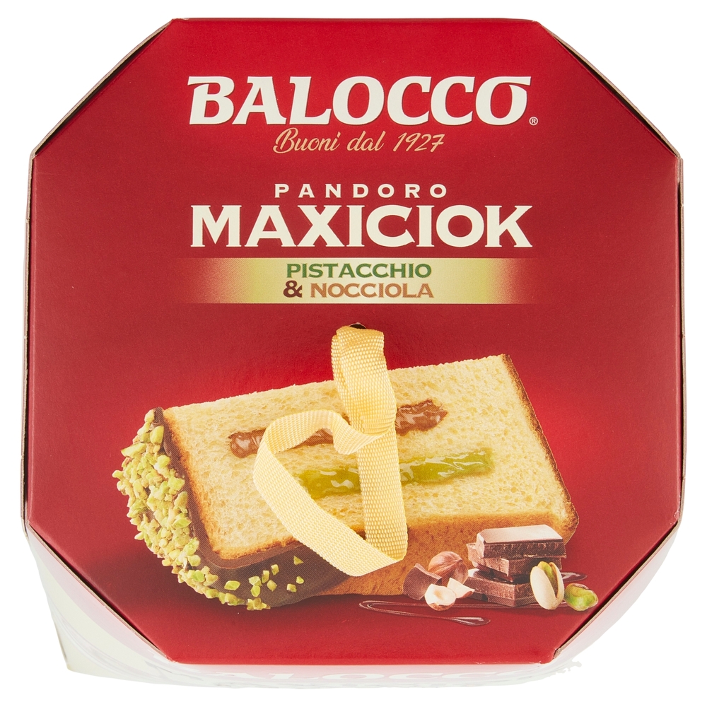 Balocco Pandoro Maxiciok Pistacchio & Nocciola 800 g