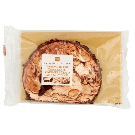 Torrone Tenero con Cioccolato Fondente e Crema alle Nocciole il Viaggiator Goloso