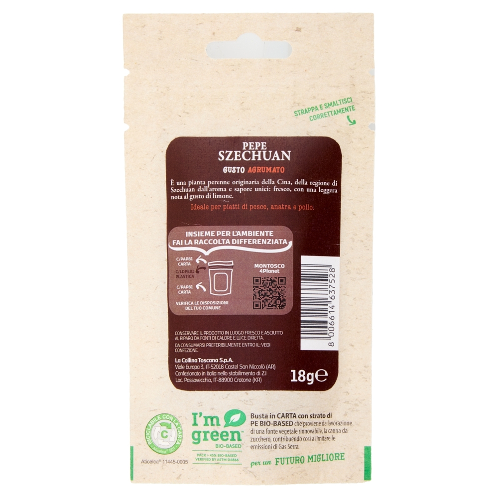 Montosco le Specialità Pepe Szechuan Gusto Agrumato 18 g
