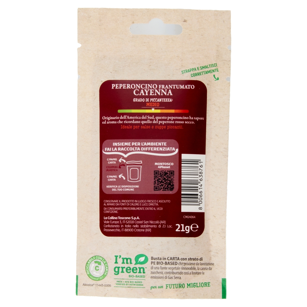 Montosco le Specialità Peperoncino Cayenna Medio 21 g