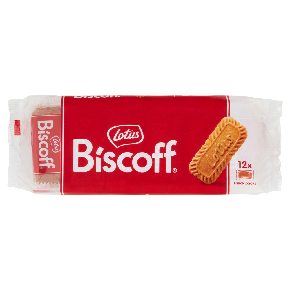 Lotus Biscoff 12 snack packs 186 g