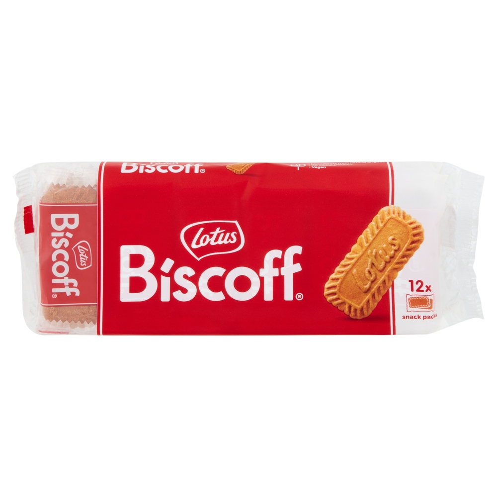 Lotus Biscoff 12 snack packs 186 g