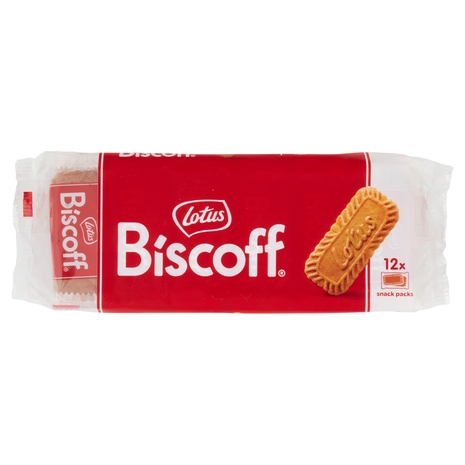 Lotus Biscoff 12 snack packs 186 g