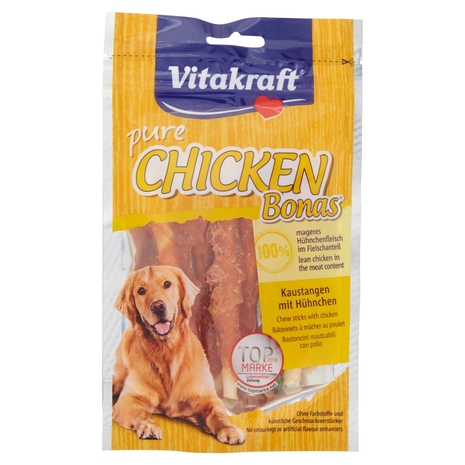 Vitakraft pure Chicken Bonas Bastoncini masticabili con pollo 80 g