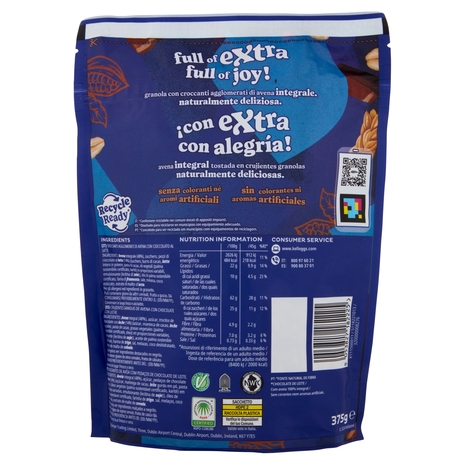 Kellogg's Extra granola cioccolato al latte 375 g