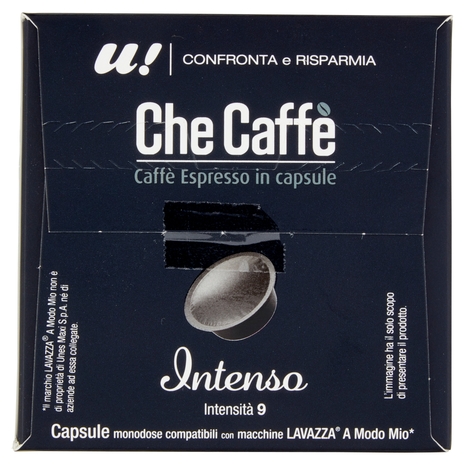 16 Capsule Che Caffè Intenso Lavazza A Modo Mio U! Confronta e Risparmia
