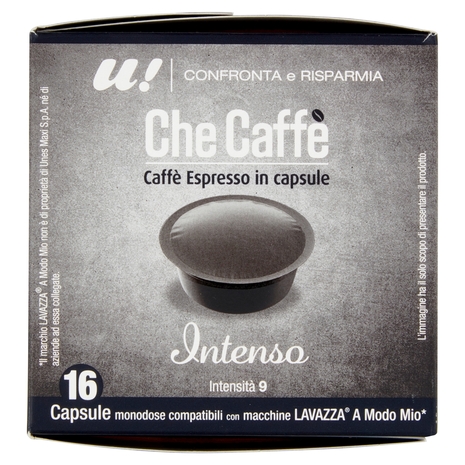 16 Capsule Che Caffè Intenso Lavazza A Modo Mio U! Confronta e Risparmia