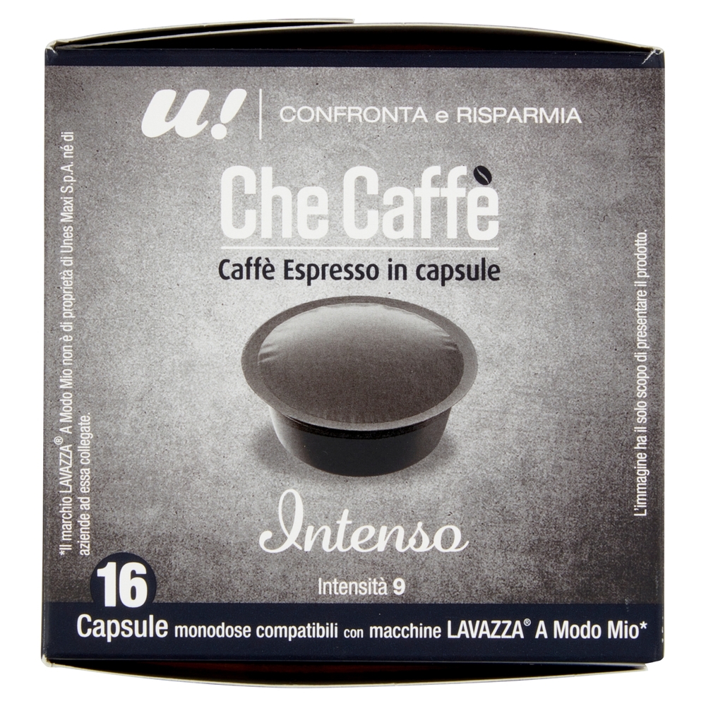 16 Capsule Che Caffè Intenso Lavazza A Modo Mio U! Confronta e Risparmia