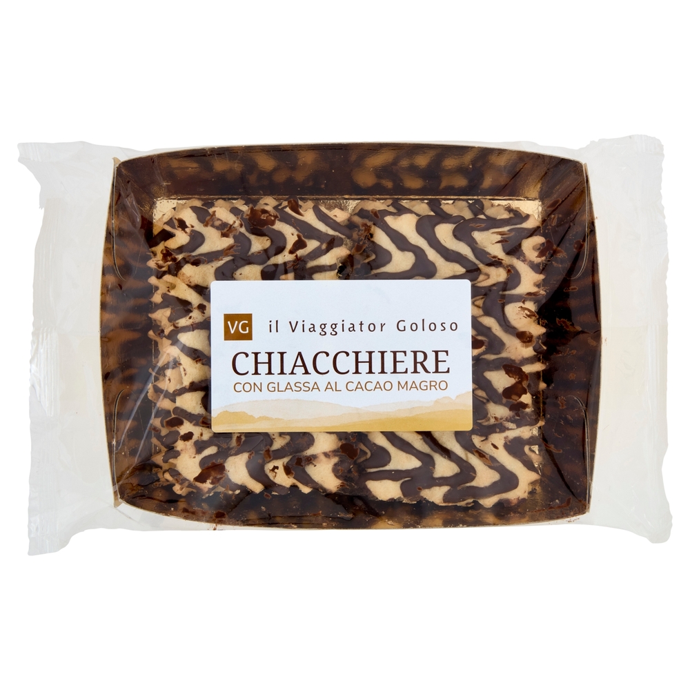Chiacchiere con Glassa al Cacao Il Viaggiator Goloso