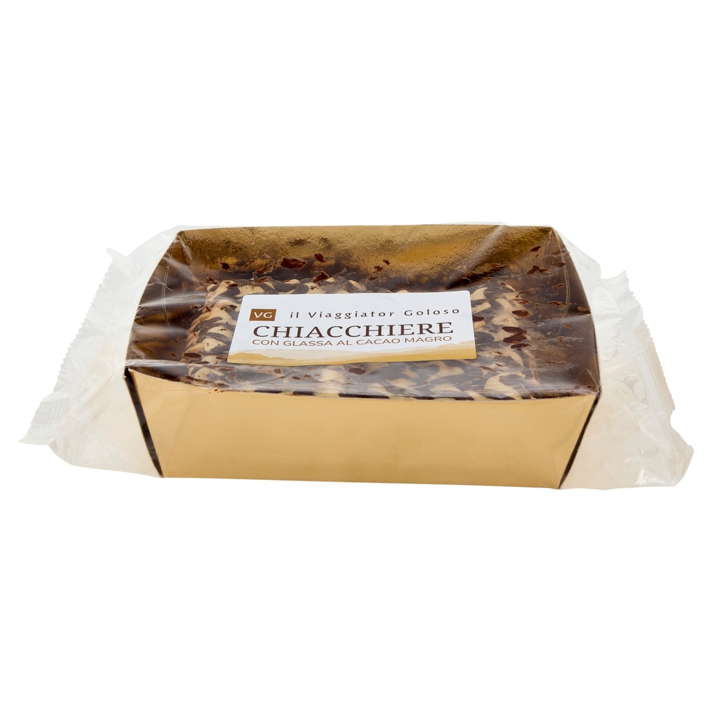 Chiacchiere con Glassa al Cacao Il Viaggiator Goloso