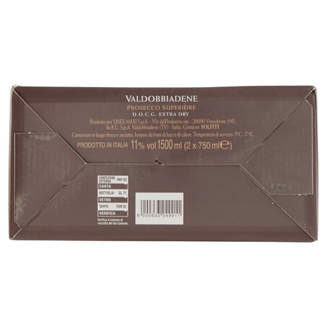 DUETTO VALDOBBIADENE PROSECCO SUPERIORE D.O.C.G. Extra Dry il Viaggiator Goloso