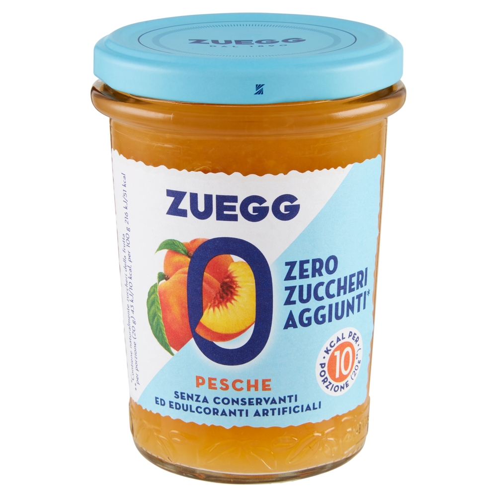 Zuegg Zero Zuccheri Aggiunti* Pesche 220 g