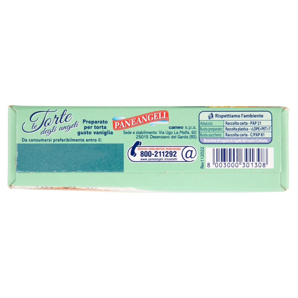 PANEANGELI le Torte degli angeli gusto Vaniglia 410 g
