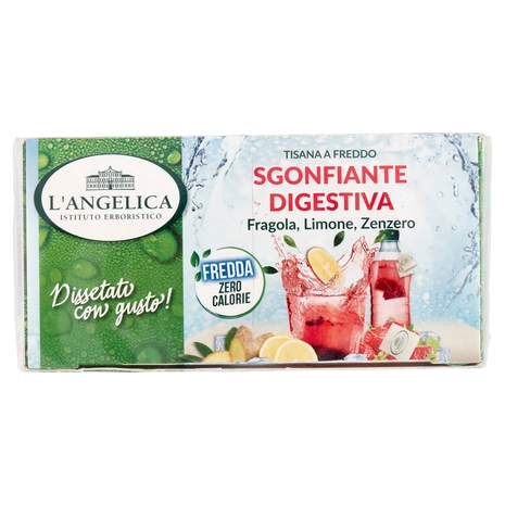 L'Angelica Tisana a Freddo Sgonfiante Digestiva 18 Filtri 39.6 g