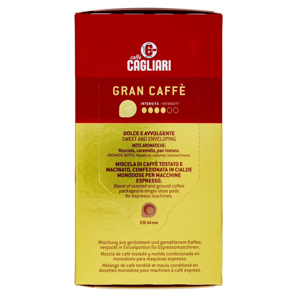 Caffè Cagliari Gran Caffè Cialde monodose per macchine espresso 18 x 7,5 g