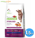 Cibo Gatto Adulto Sterilizzato Salmone, 1.5 kg