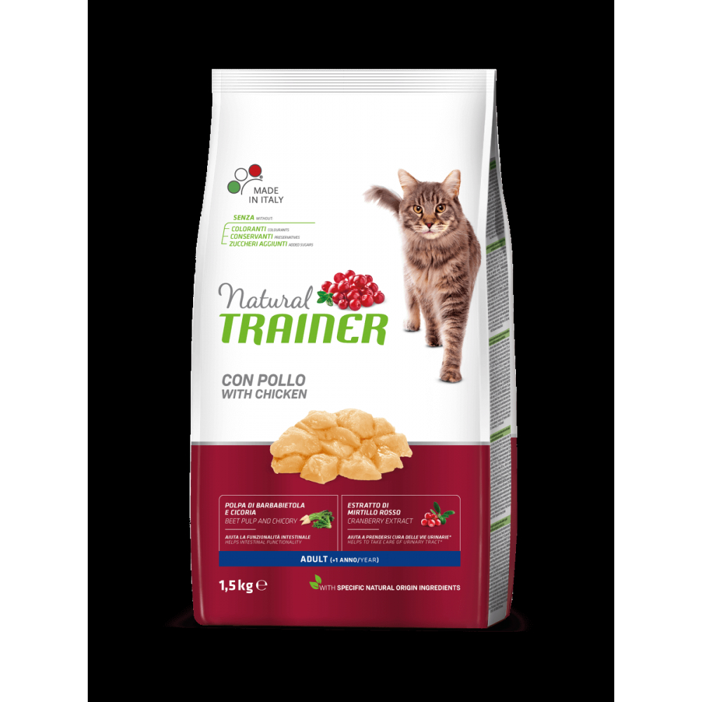Cibo Gatto Adulto con Pollo, 300 g