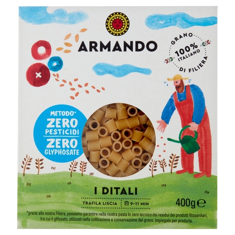 Armando Metodo* Zero Pesticidi - Zero Glyphosate i Ditali 400 g
