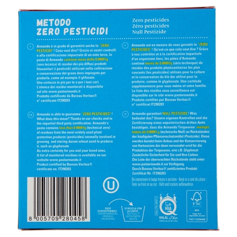 Armando Metodo* Zero Pesticidi - Zero Glyphosate i Ditali 400 g