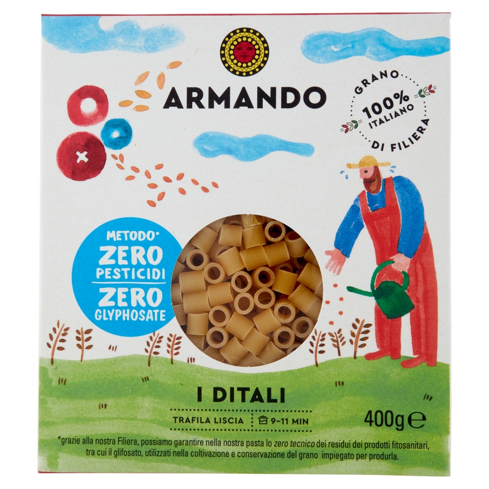 Armando Metodo* Zero Pesticidi - Zero Glyphosate i Ditali 400 g