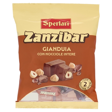 Sperlari Zanzibar Gianduia con Nocciole Intere 117 g
