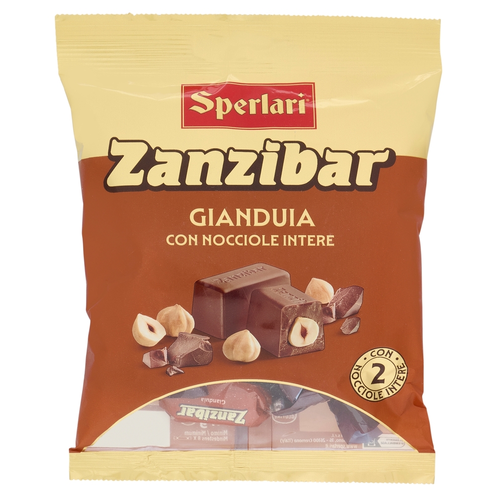 Sperlari Zanzibar Gianduia con Nocciole Intere 117 g