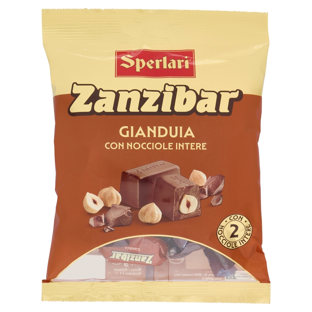 Sperlari Zanzibar Gianduia con Nocciole Intere 117 g