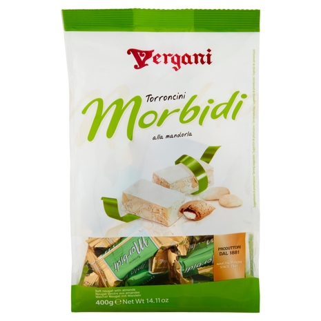 Vergani Torroncini Morbidi alla mandorla 400 g
