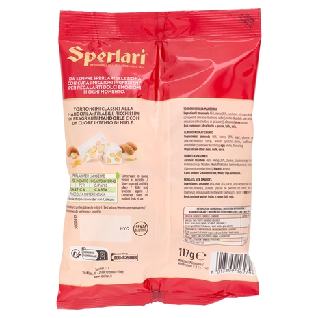 Sperlari Torroncini Classici Friabili alla Mandorla 117 g