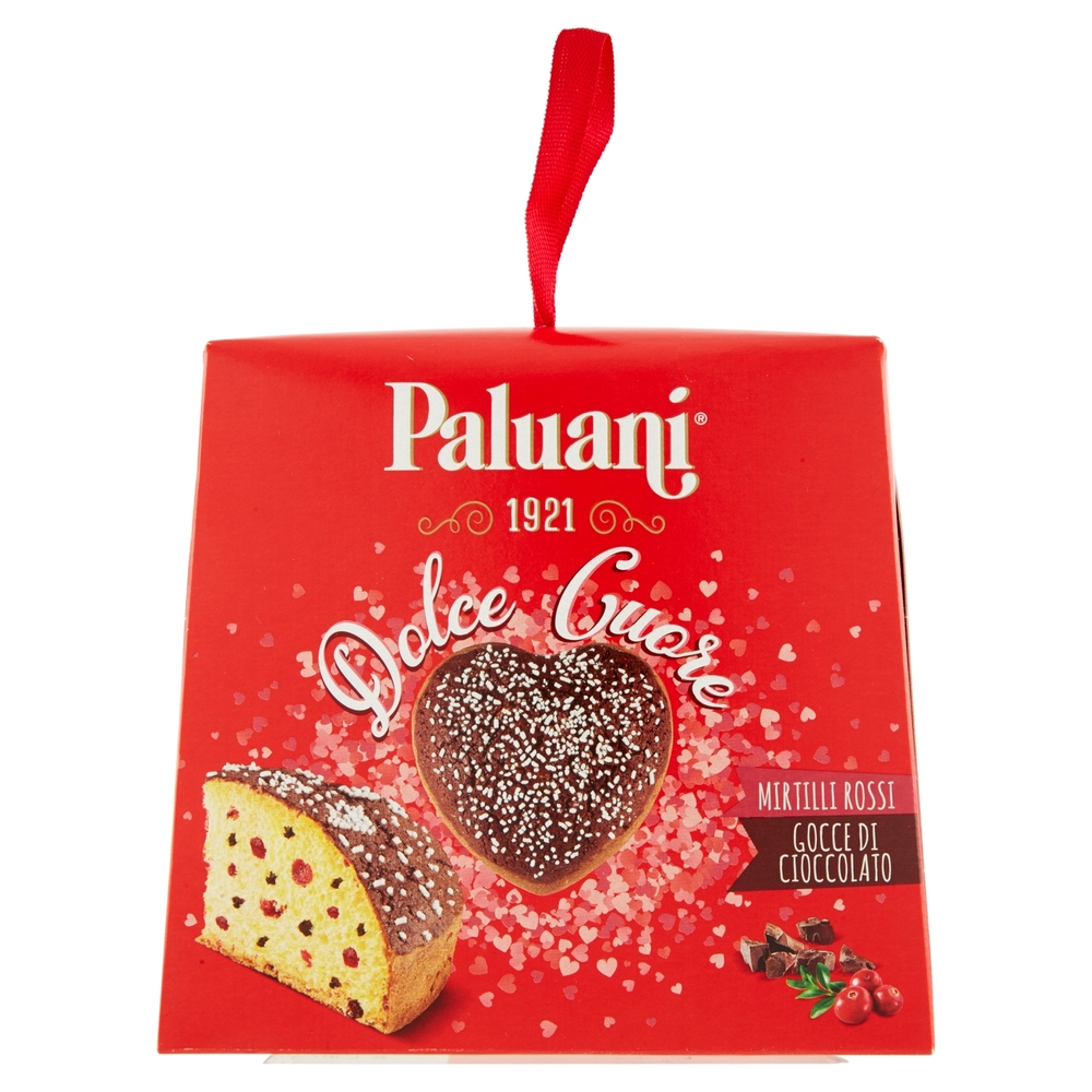 Dolce Cuore Mirtilli Rossi e Gocce di Cioccolato 160 g