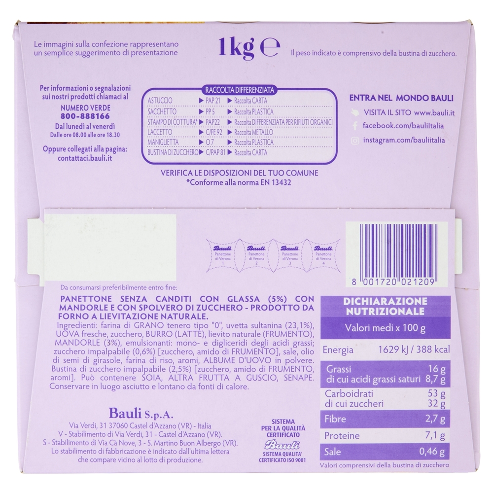 Bauli Panettone di Verona 1kg