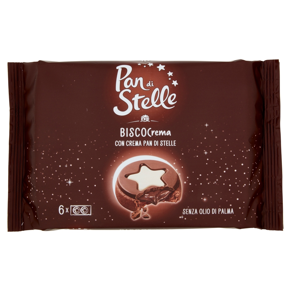 Pan di Stelle Biscocrema Biscotti ripieno di Crema Pan di Stelle 168g