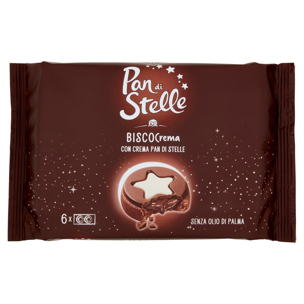 Pan di Stelle Biscocrema Biscotti ripieno di Crema Pan di Stelle 168g