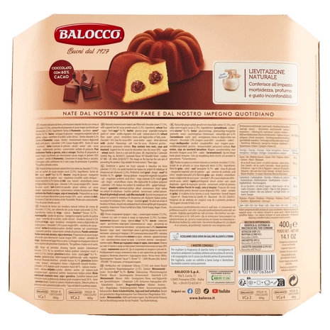 Balocco Torte in Festa Voglia di Cioccolato 400 g
