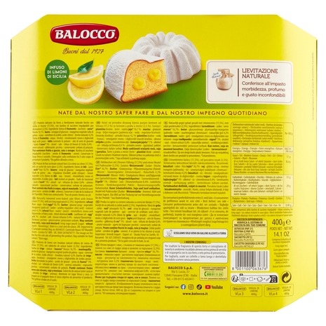 Balocco Torte in Festa Voglia di Limone 400 g