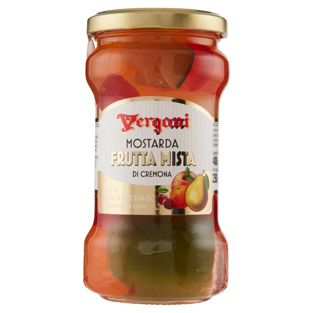Vergani Mostarda Frutta Mista di Cremona 400 g