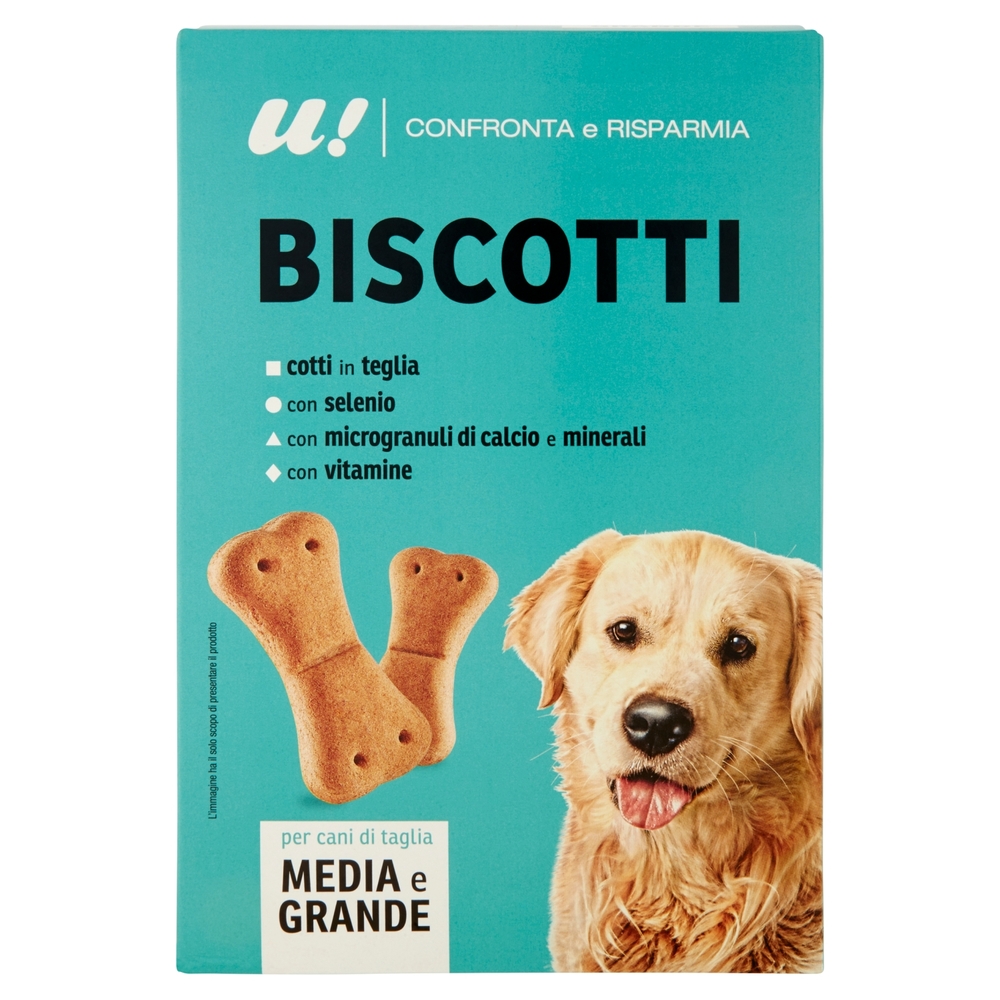 BISCOTTI CANE Media e Grande Taglia U! Confronta e Risparmia