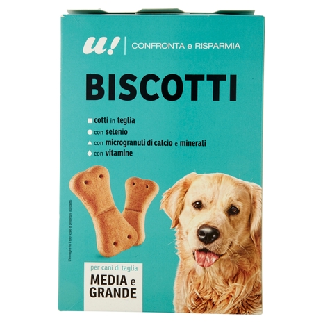 BISCOTTI CANE Media e Grande Taglia U! Confronta e Risparmia