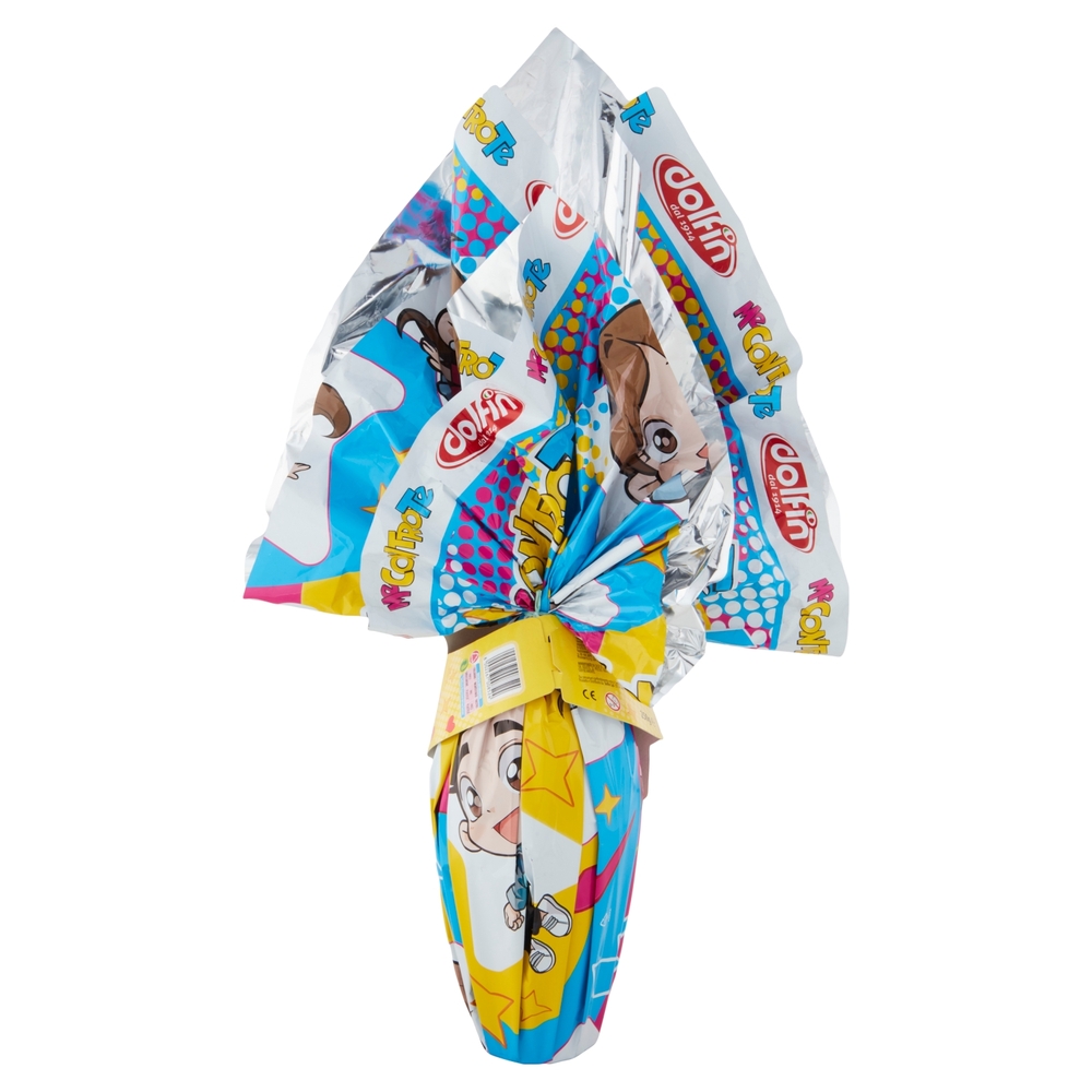 dolfin Uovo di Cioccolato al Latte Finissimo Me Contro Te 250 g