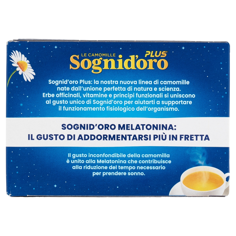 Sognid'oro Plus le Camomille Melatonina bustine 16 x 4 g