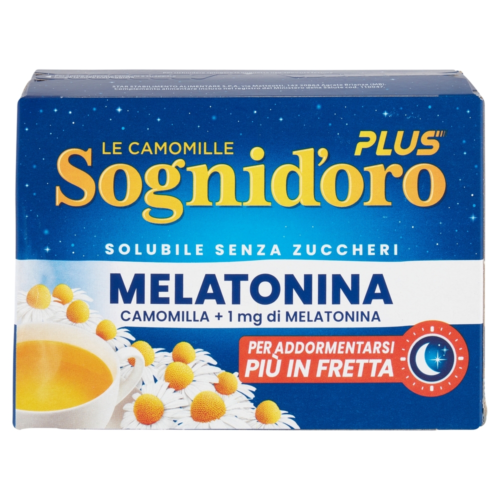 Sognid'oro Plus le Camomille Melatonina bustine 16 x 4 g