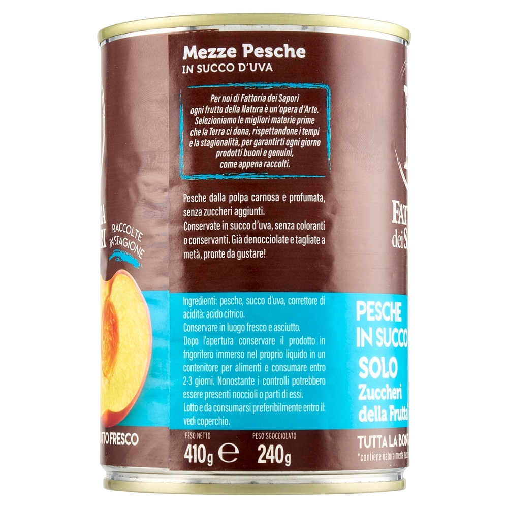 Fattoria dei Sapori Pesche in Succo 410 g